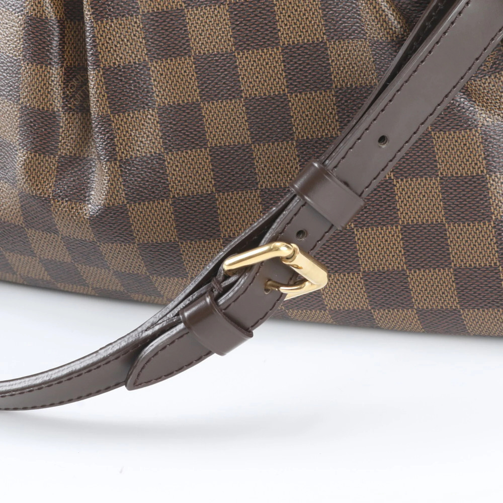 LOUIS VUITTON Brown Damier Leather Shoulder Bag - Picture 3 of 11